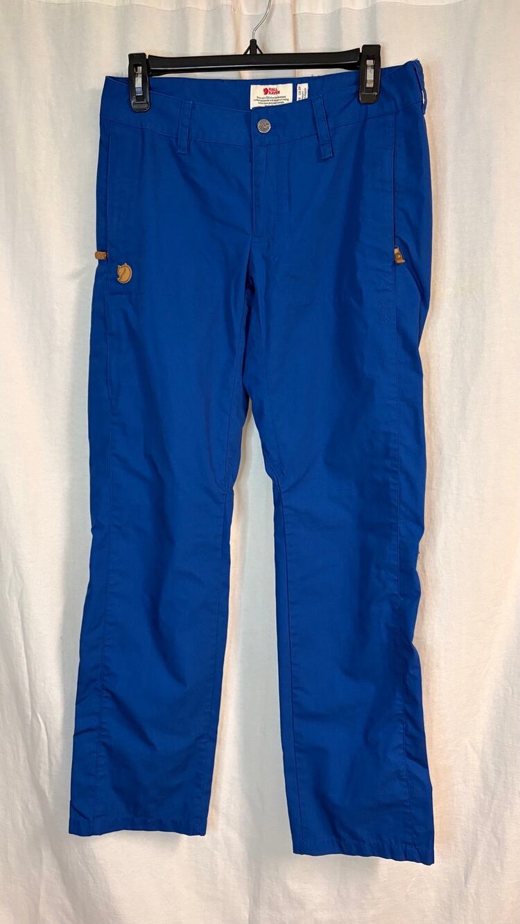 Fjällräven Abisko Shade Trousers Women’s 38 US 29 Blue Hiking Pants